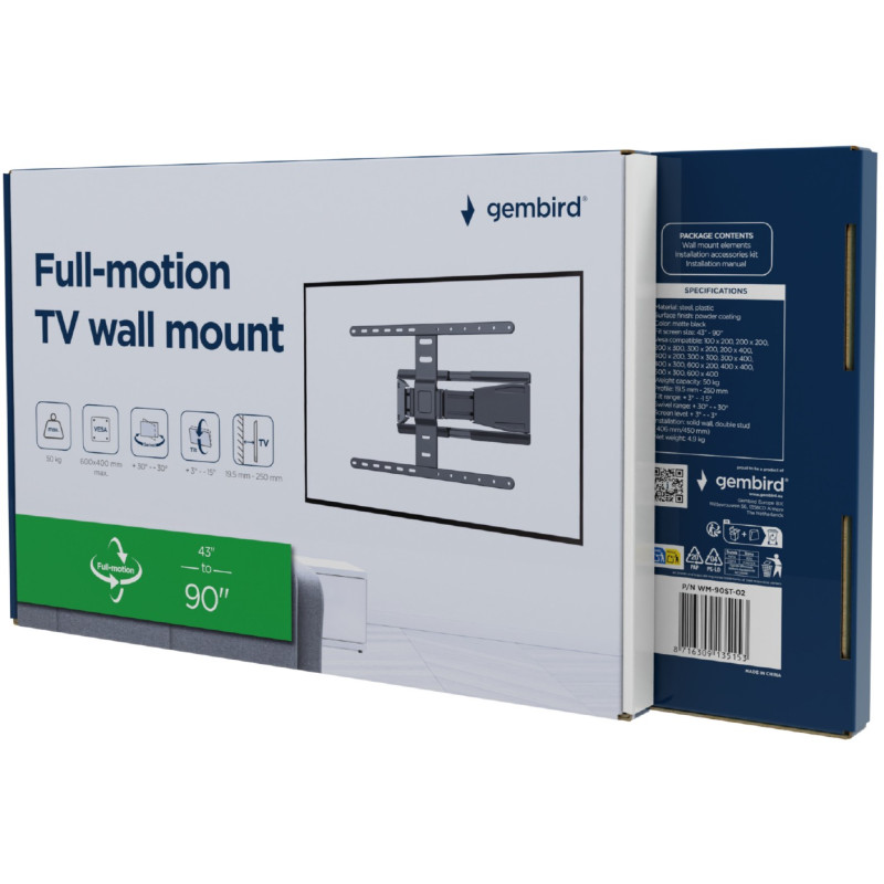 Кронштейн Gembird WM-90ST-02