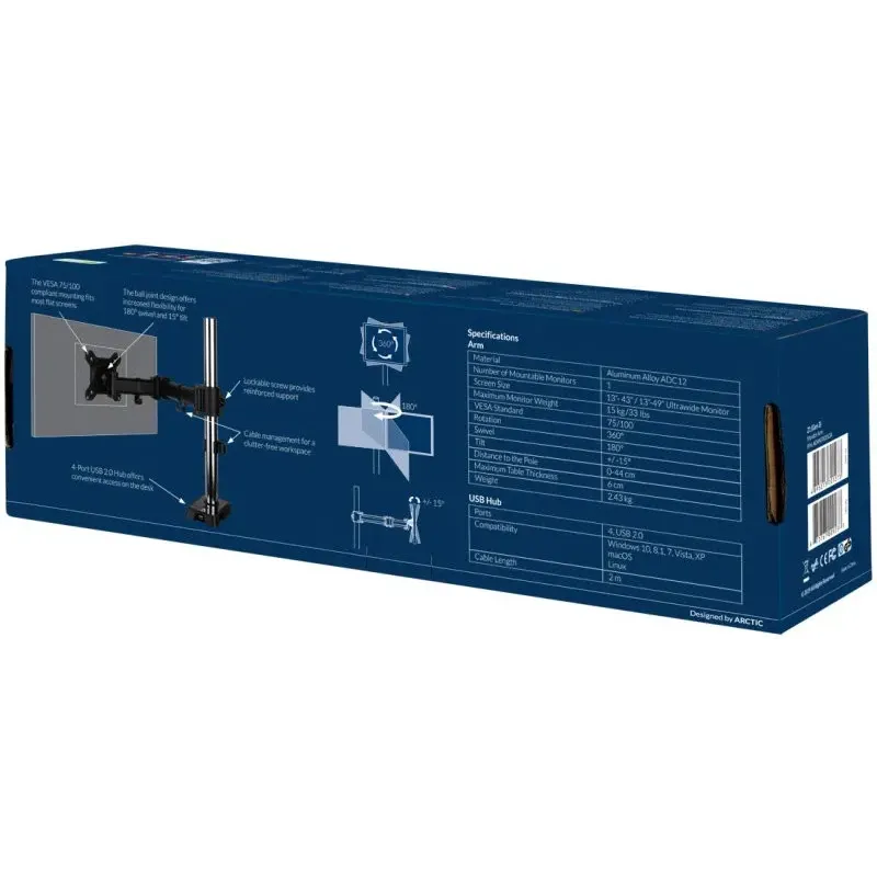 Кронштейн Arctic Z1 Gen.3 13"-43" Black (AEMNT00052A)