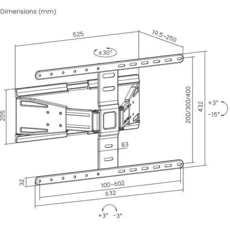 Кронштейн UNIBRACKET Slim64