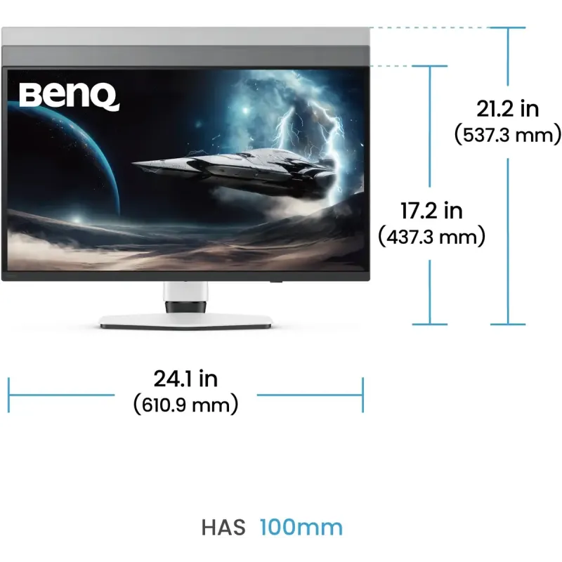 Монитор BenQ EX271UZ White (9H.LP2LA.TBE)
