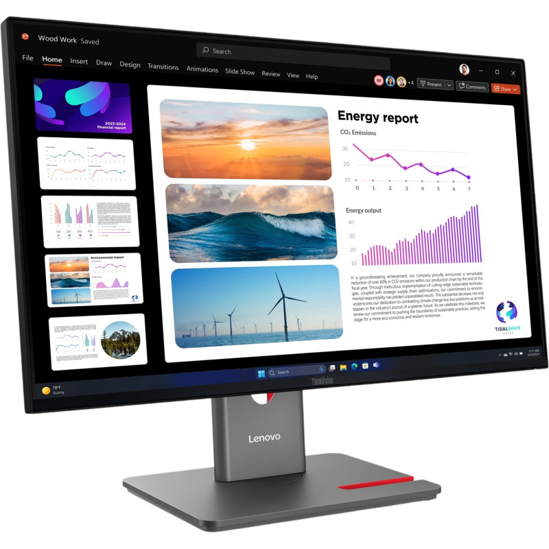 Монітор Lenovo ThinkVision P24Q-40 (64B2GAT1UA)