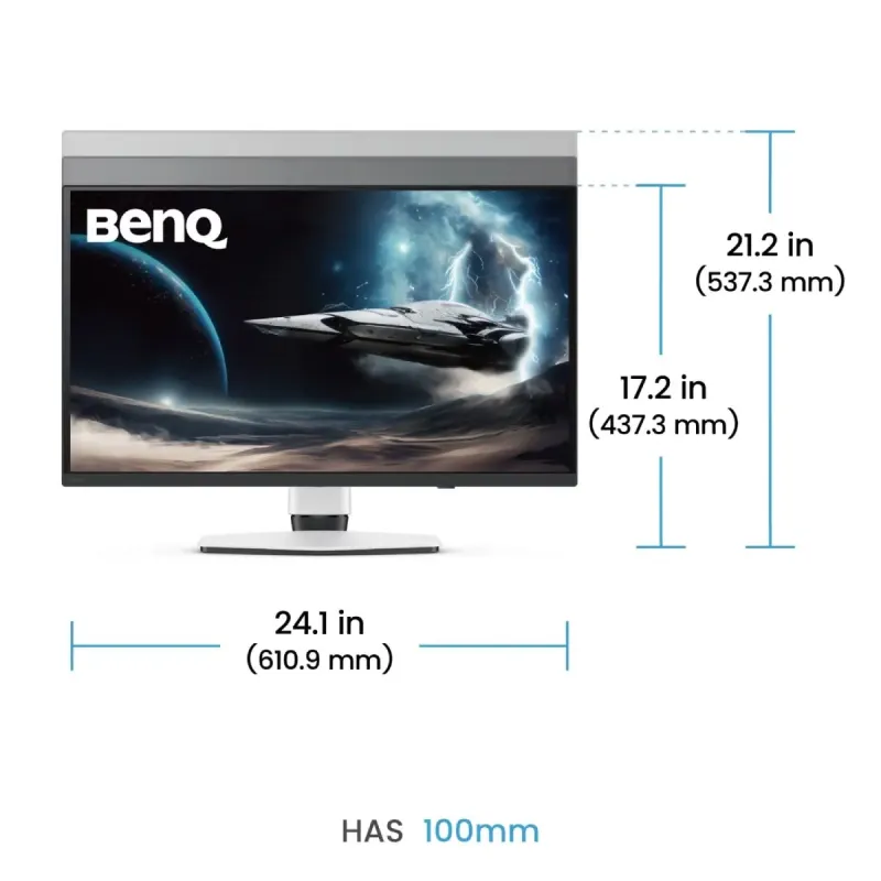 Монитор BenQ EX271QZ White 27 (9H.LP3LA.TBE)