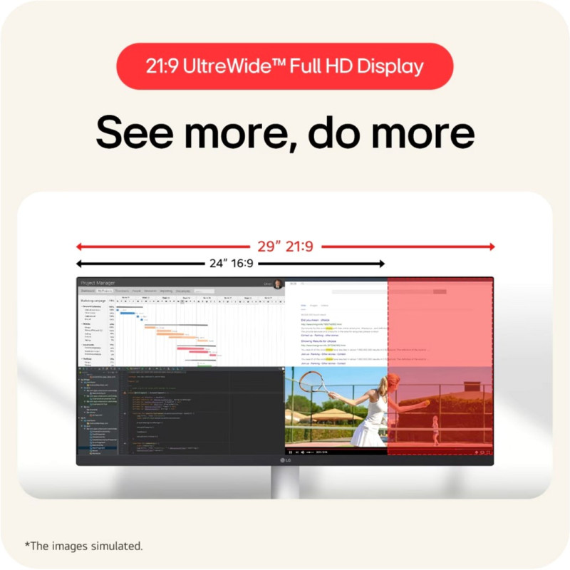 Монітор LG 29U531A-W