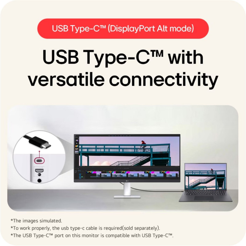 Монітор LG 29U531A-W