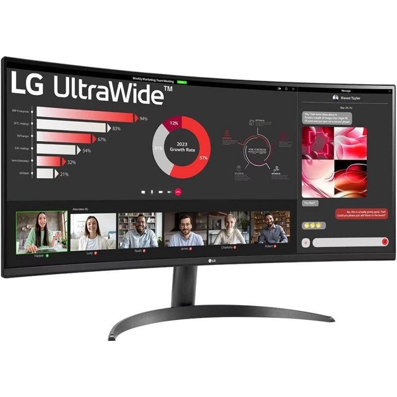 LG UltraWide 34WR50QC-B