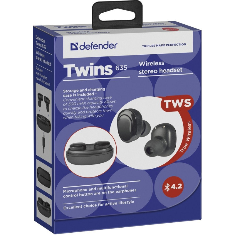 Defender Twins 635 Black (63635)