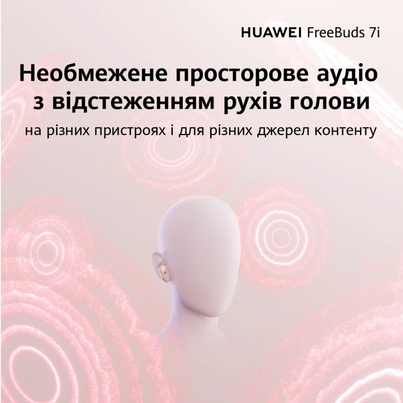 Наушники HUAWEI FreeBuds 7i Pink (55038458)