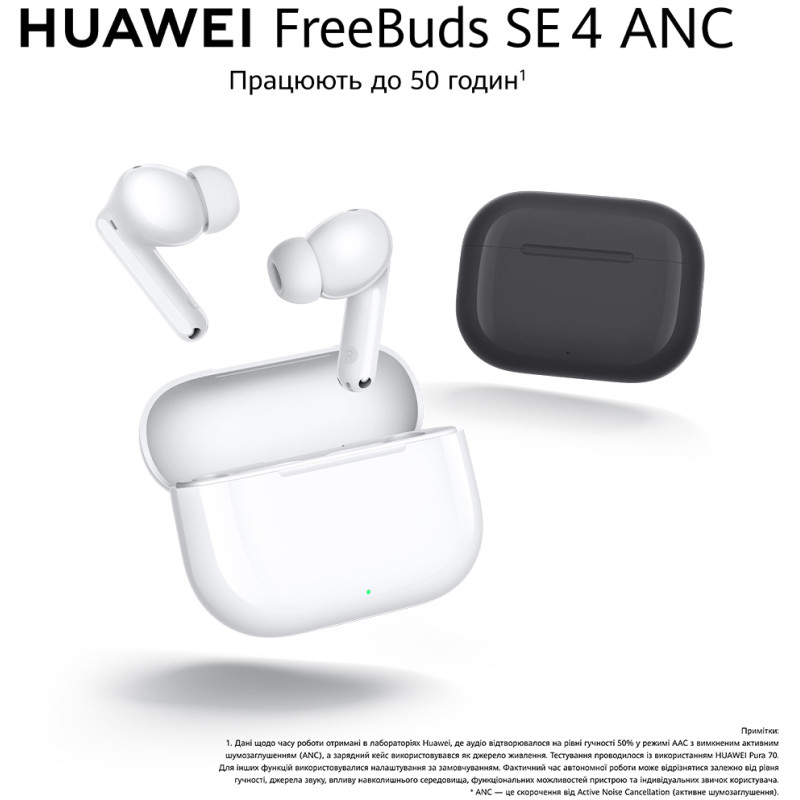Наушники HUAWEI Freebuds SE 4 ANC White (55038498)