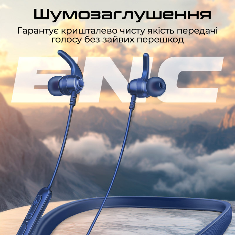 Наушники Promate Leap-200H Blue (leap-200h.blue)
