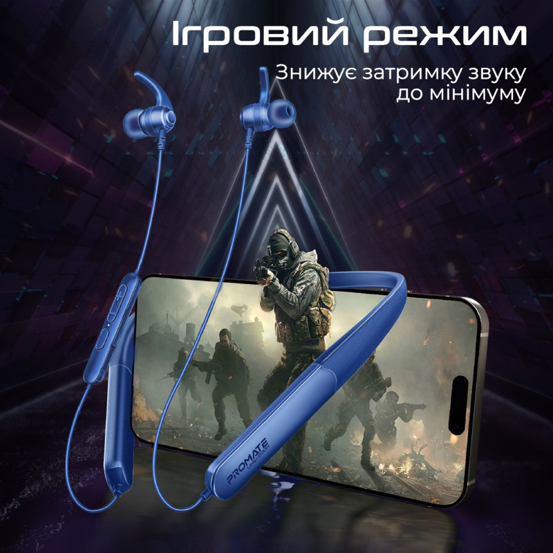 Наушники Promate Leap-200H Blue (leap-200h.blue)