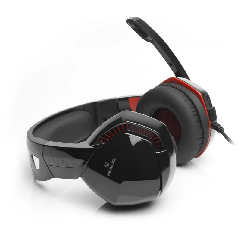 Навушники REAL-EL GDX-7800 Black-Red (EL124100027)