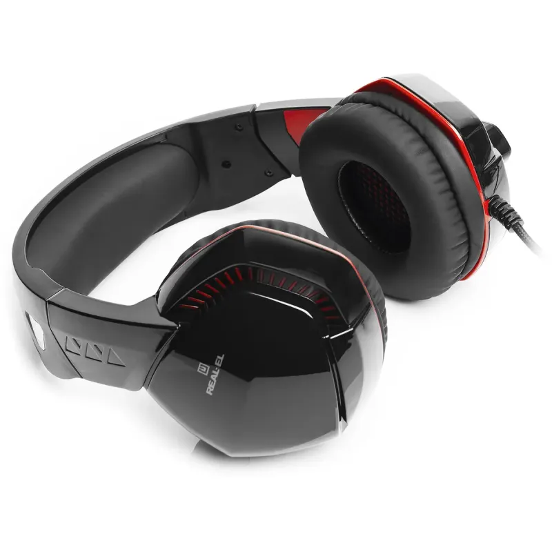 Навушники REAL-EL GDX-7800 Black-Red (EL124100027)