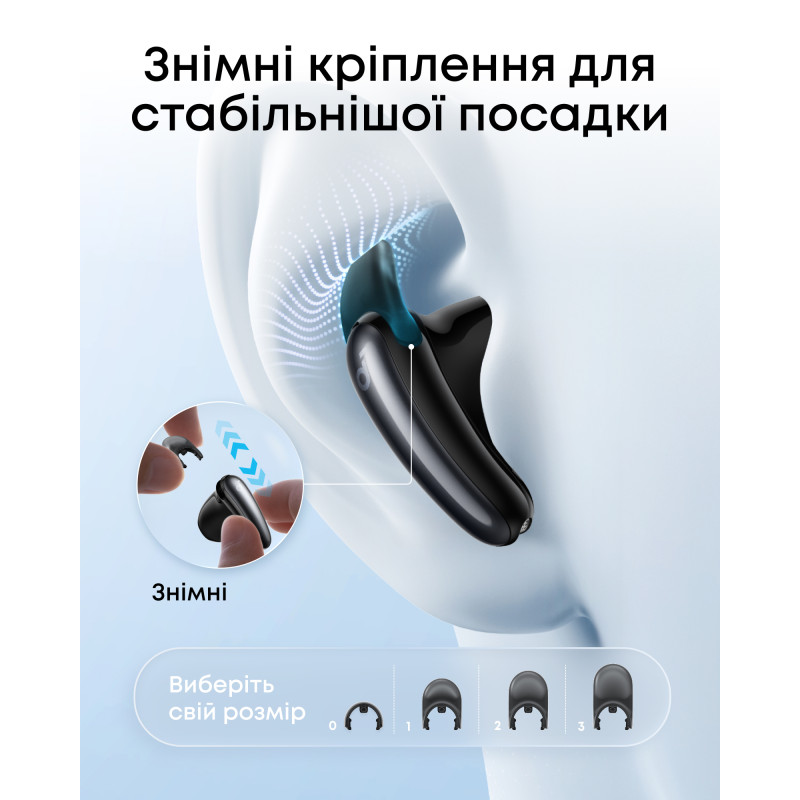 Навушники Анкер SoundCore Liberty Buds Black (D1200G11)