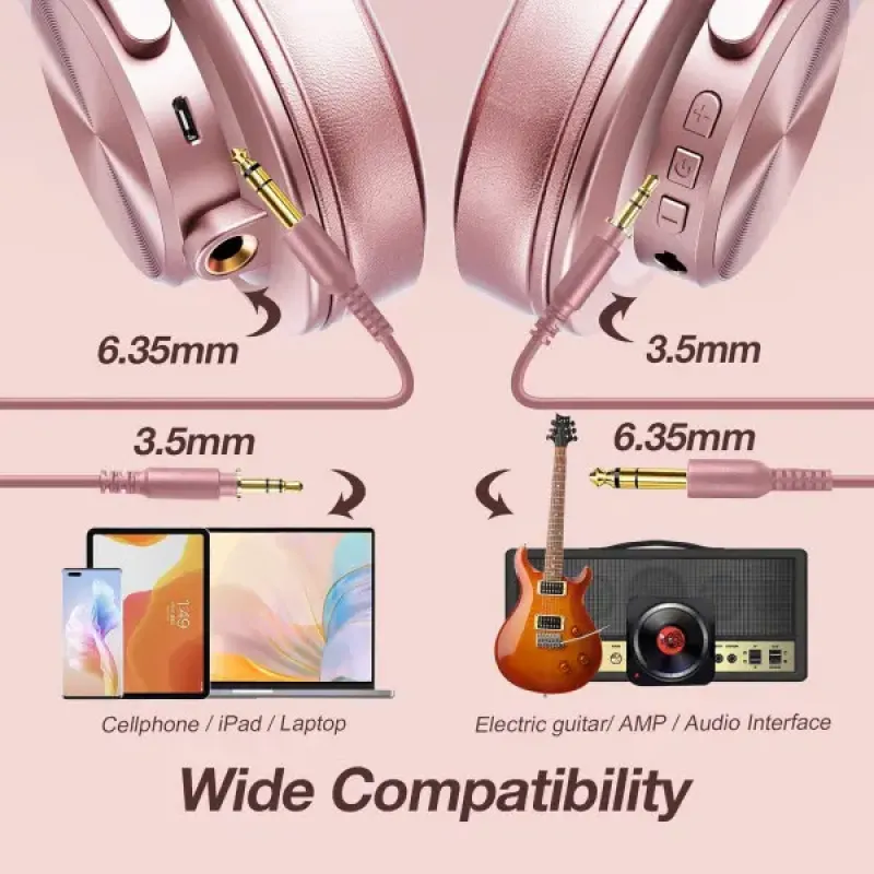 Навушники OneOdio A70 Rose Gold