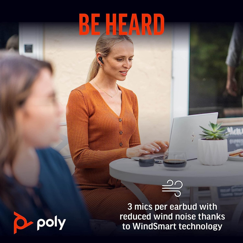 POLY Voyager Free 60+ Black (7Y8G3AA)