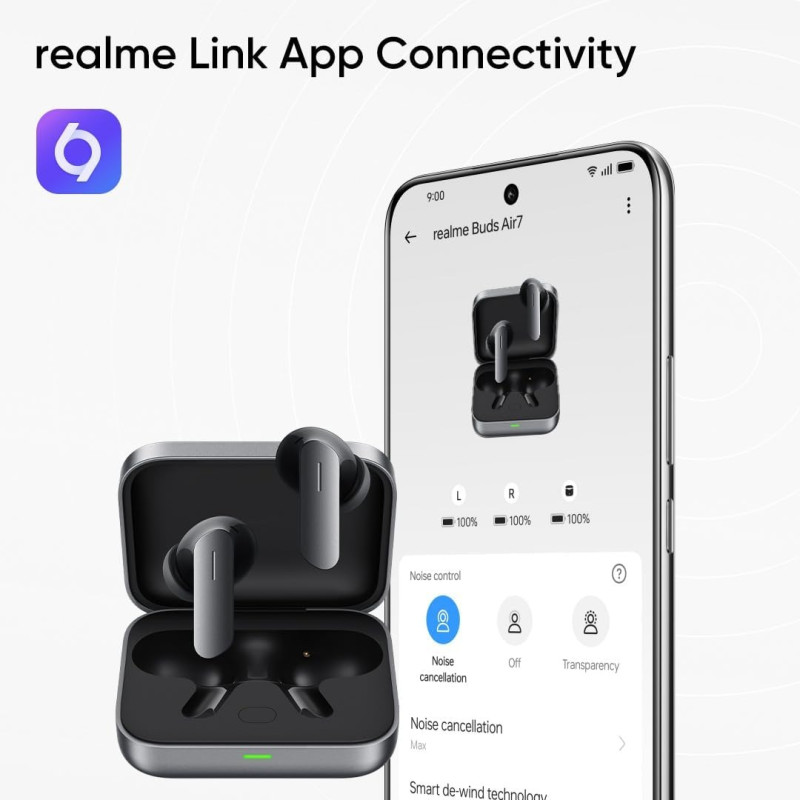 Наушники realme Buds Air 7 Slate Grey