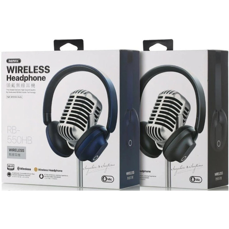 REMAX RB-550HB HiFi Black (6954851229988)