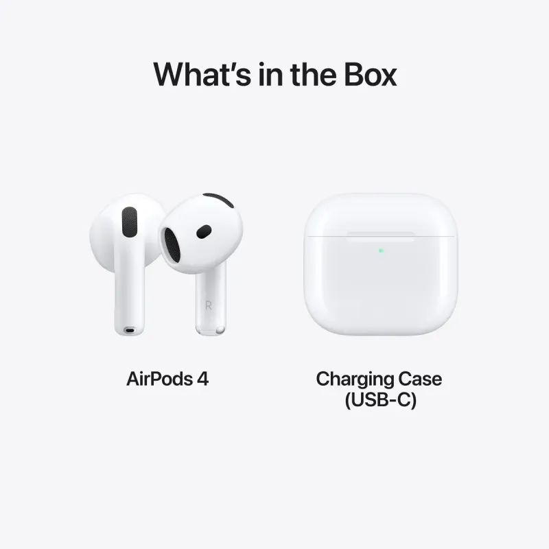 Наушники Apple AirPods 4 (MXP63ZE/A)