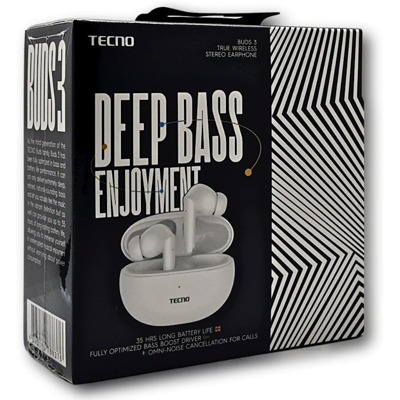 Наушники Tecno Buds 3 White (4895180788376)