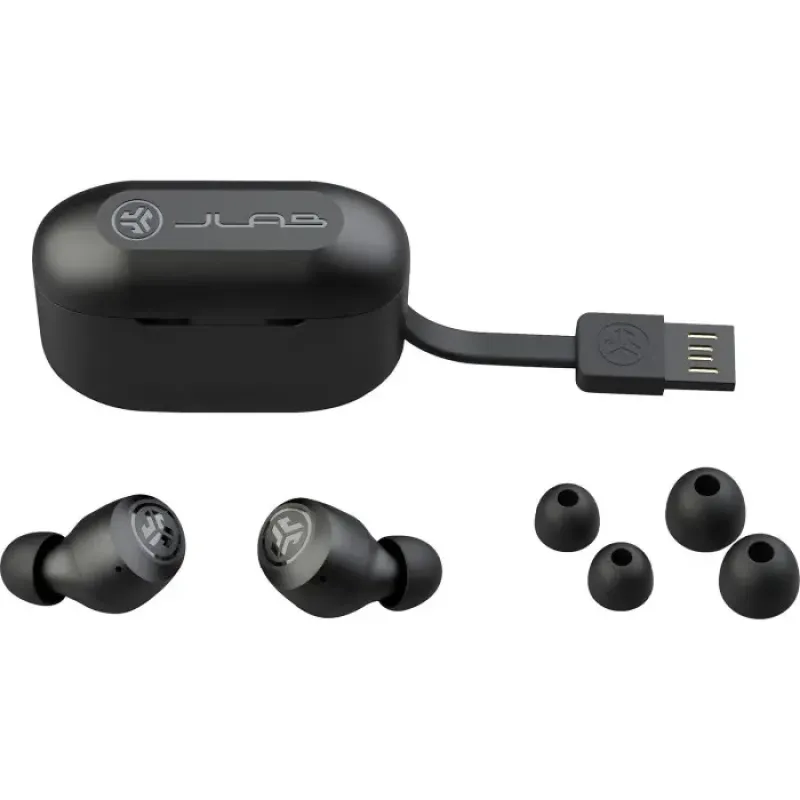 Навушники JLab Go Air Pop TWS Black (IEUEBGAIRPOPRBLK124)
