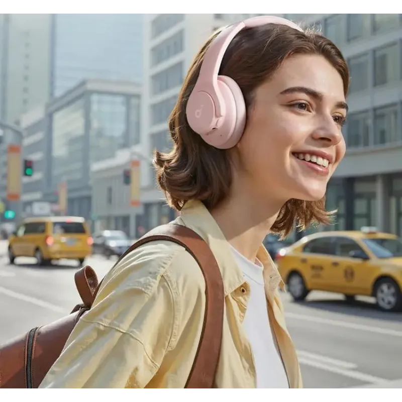 Наушники Anker SoundCore Q20i Pink A3004G52