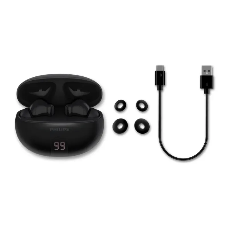 Наушники Philips TAT2520 Wireless Black (TAT2520BK/00)