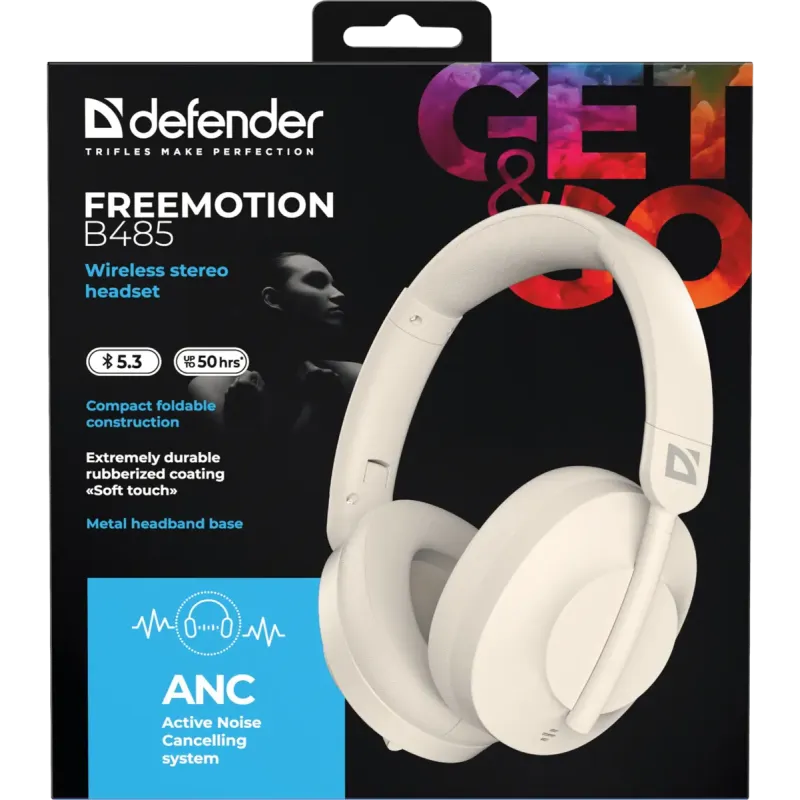 Наушники Defender FreeMotion B485 Beige (63486)