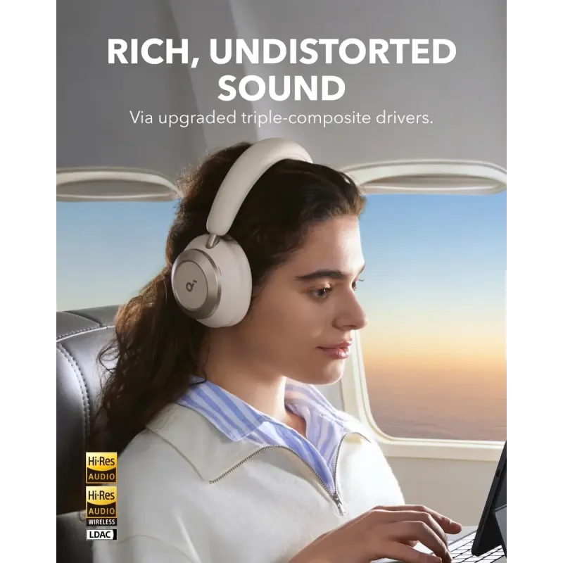 Наушники Anker Soundcore Space One Pro Cream White