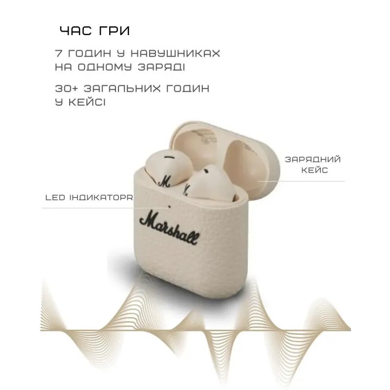 Наушники Marshall Minor IV Cream (1007875)