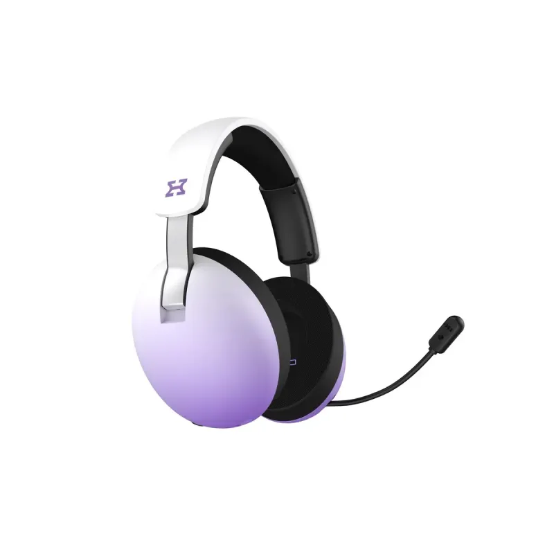Компьютерная гарнитура Hator Hellyberry HH30 Pro Wireless White/Violet (HH30_PRO_wireless_WV)