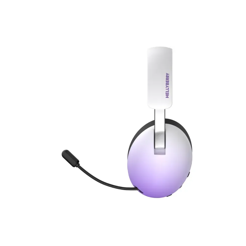 Компьютерная гарнитура Hator Hellyberry HH30 Pro Wireless White/Violet (HH30_PRO_wireless_WV)