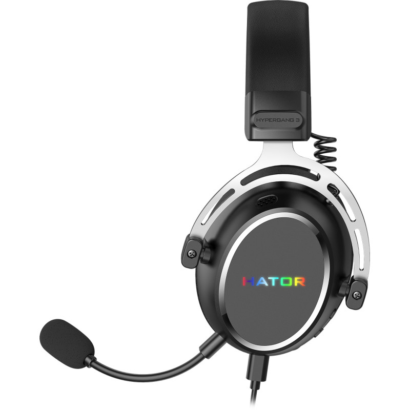 Комп'ютерна гарнітура HATOR HYPERGANG 3 Hi-Res Black (ESH50)