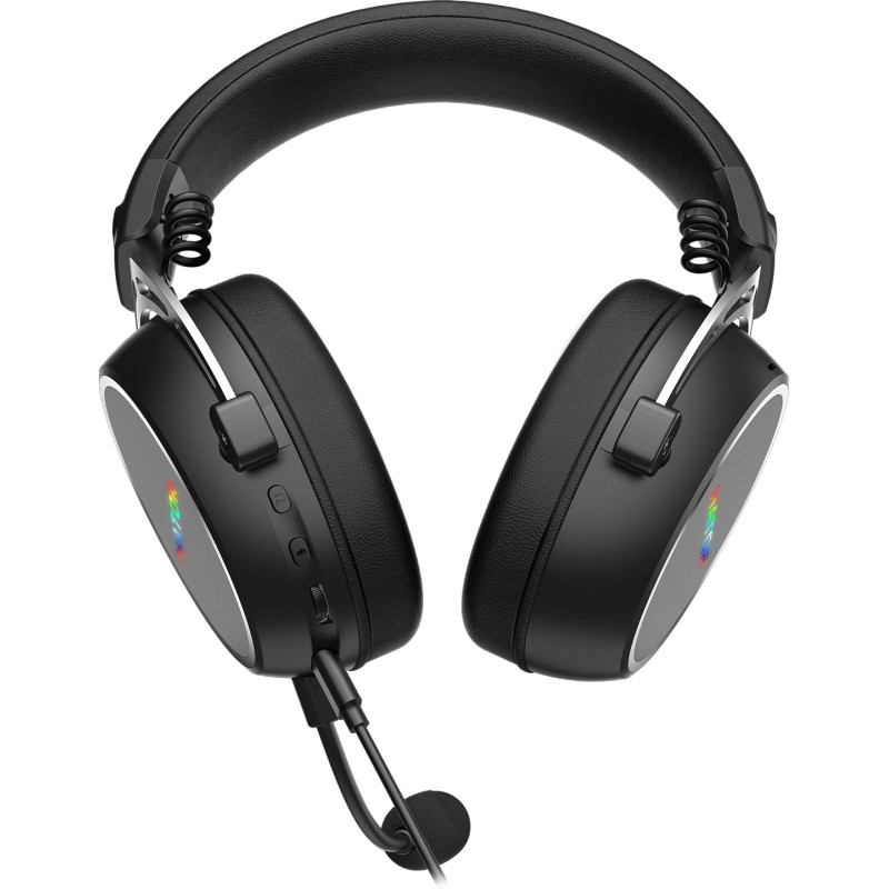 Комп'ютерна гарнітура HATOR HYPERGANG 3 Hi-Res Black (ESH50)