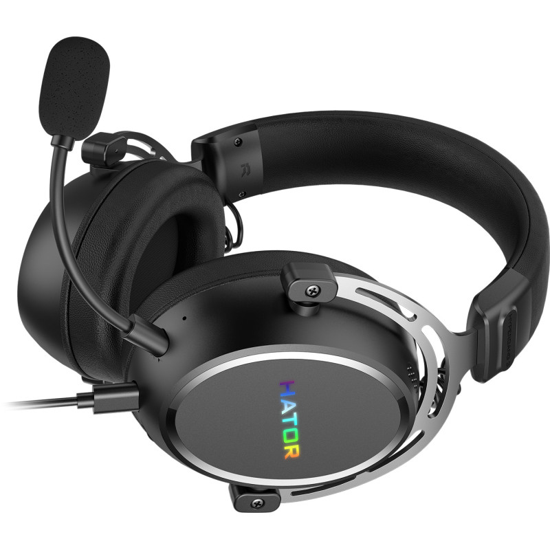Комп'ютерна гарнітура HATOR HYPERGANG 3 Hi-Res Black (ESH50)