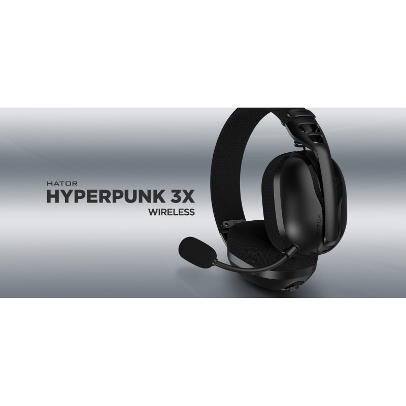 Компьютерная гарнитура Hator Hyperpunk 3X Wireless Black (ESH14)