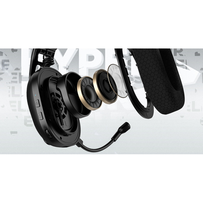 Компьютерная гарнитура Hator Hyperpunk 3X Wireless Black (ESH14)