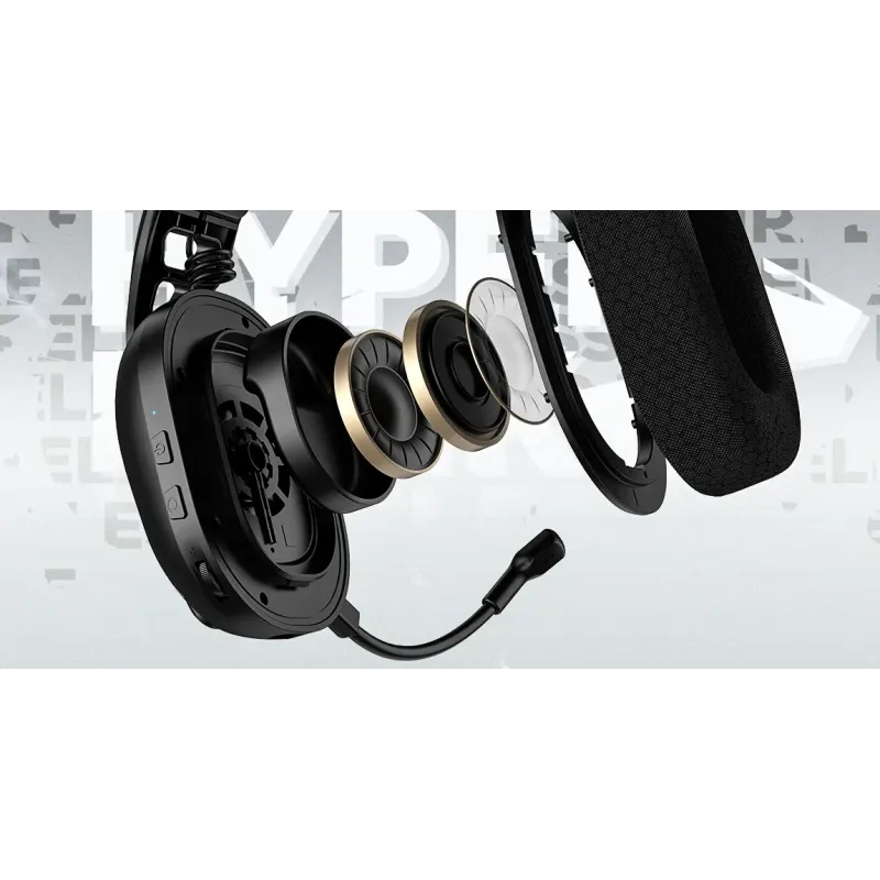 Компьютерная гарнитура Hator Hyperpunk 3X Wireless Black (ESH14)