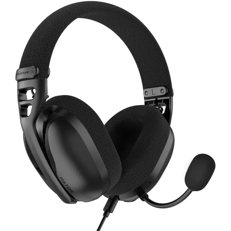 Компьютерная гарнитура HATOR Hyperpunk 3 USB 7.1 Hi-Res Black (ESH10)