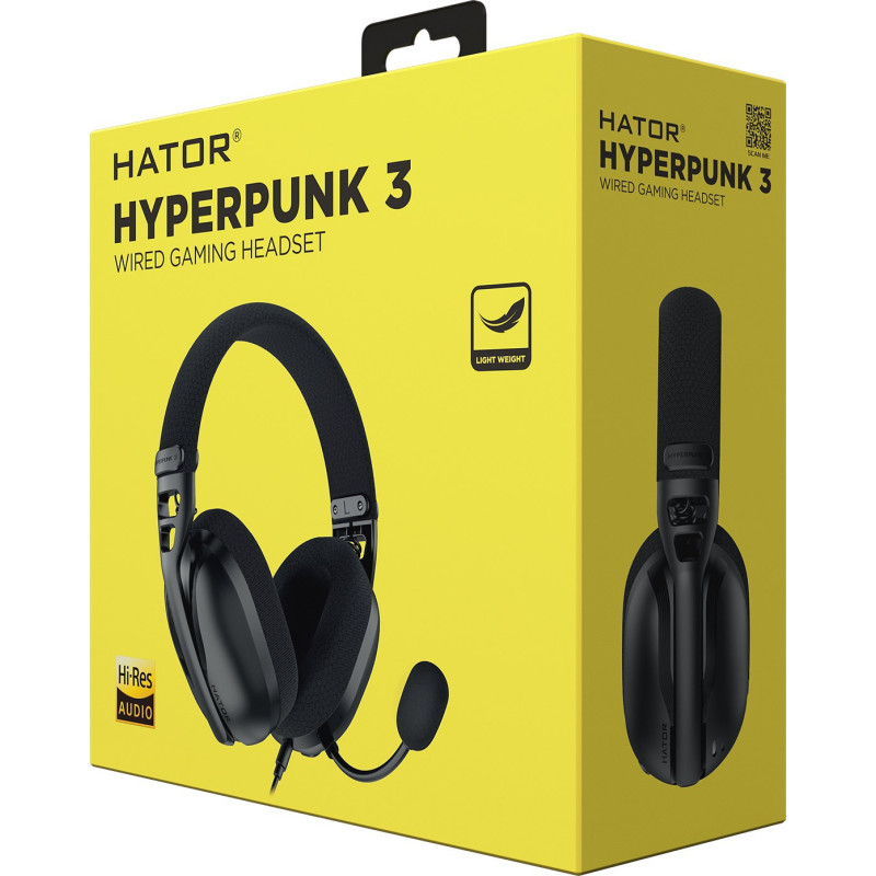 HATOR Hyperpunk 3 Hi-Res Black (ESH01)