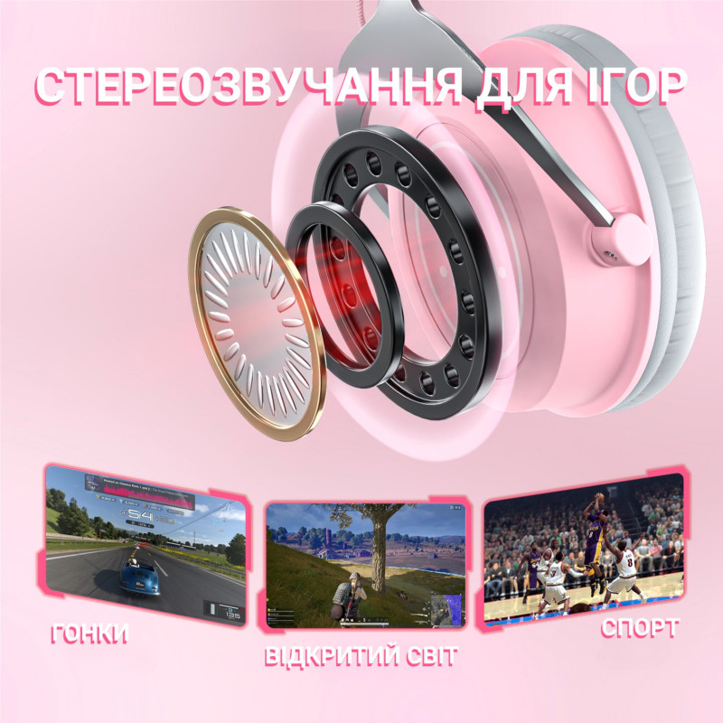Комп'ютерна гарнітура Fifine RGB H3P