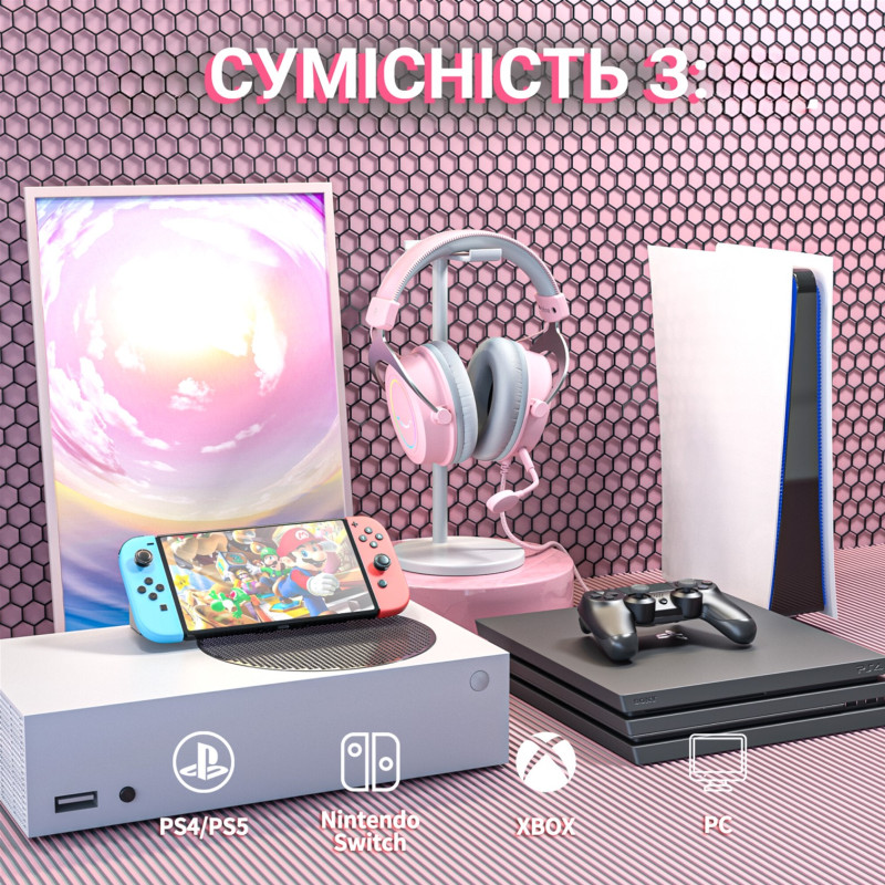 Комп'ютерна гарнітура Fifine RGB H3P