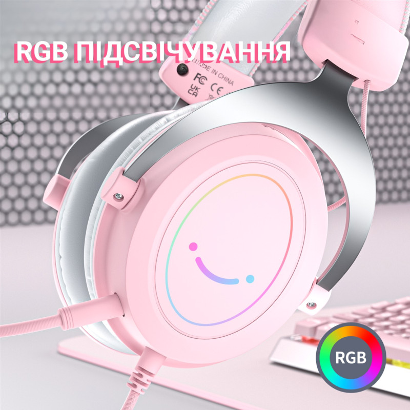 Комп'ютерна гарнітура Fifine RGB H3P