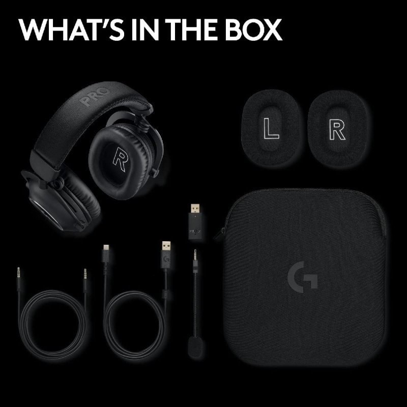 Компьютерная гарнитура Logitech G Pro X 2 Lightspeed Black (981-001263)