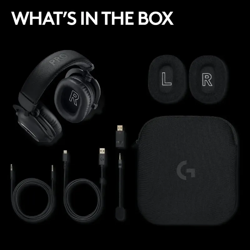 Компьютерная гарнитура Logitech G Pro X 2 Lightspeed Black (981-001263)