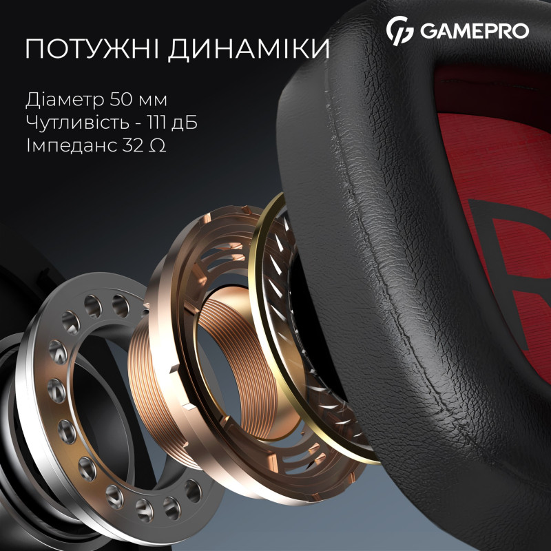 Комп'ютерна гарнітура GamePro HSW249B