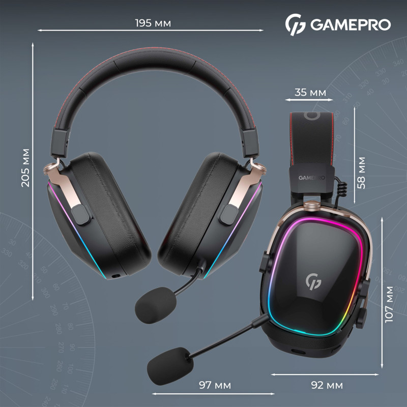 Комп'ютерна гарнітура GamePro HSW249B