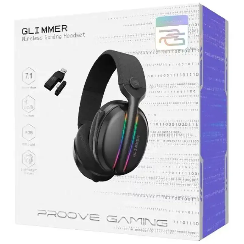 Компьютерная гарнитура Proove Gaming Glimmer (APP) Black/Purple (WHGL00022016)
