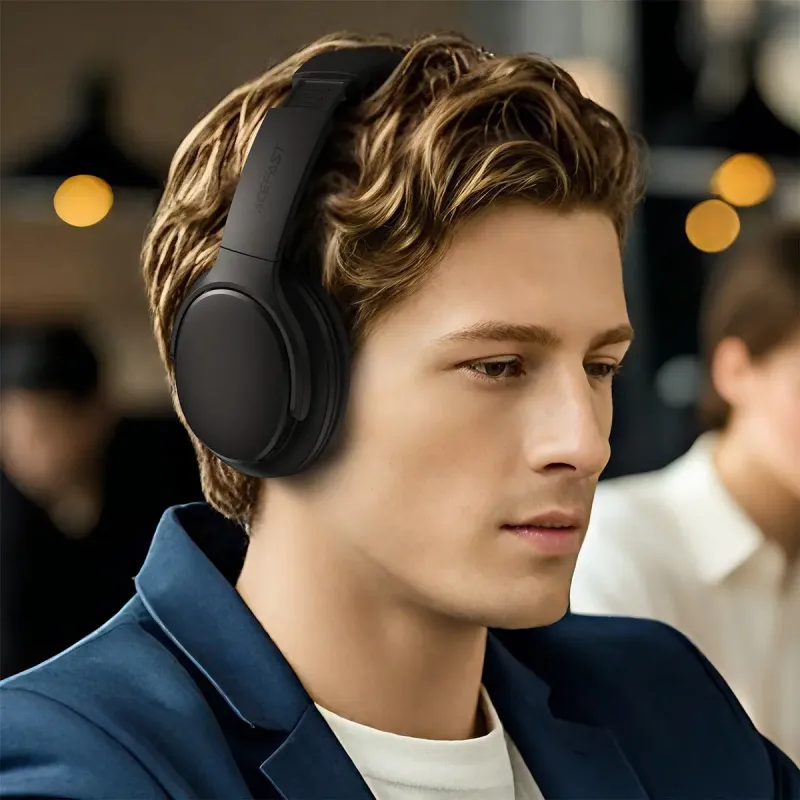 Компьютерная гарнитура Гарнітура Acefast H10 Bluetooth, Black 6974316284932