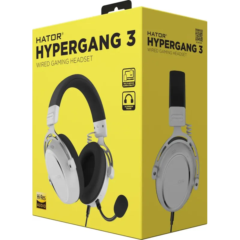 Компьютерная гарнитура HATOR Hypergang 3 White (ESH06)