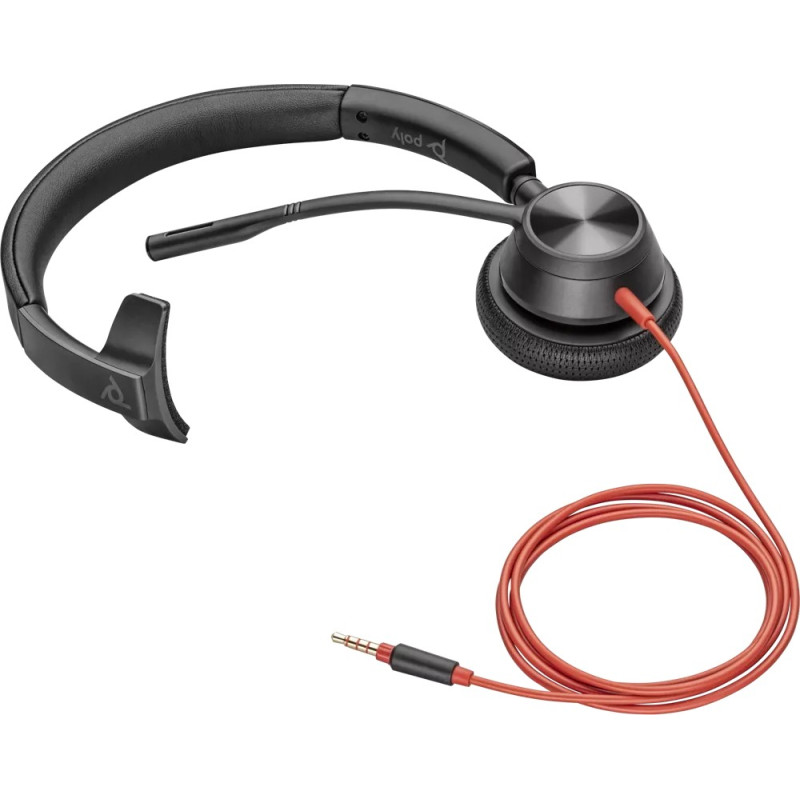 Компьютерная гарнитура POLY BlackWire C3315-M USB-A HS Mono Black (76J13AA)